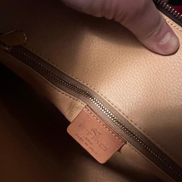 ETRO Dome Bugatti vintage satchel w/lock. - Picture 4 of 5